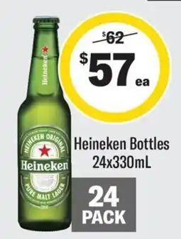 Coles Heineken Bottles offer