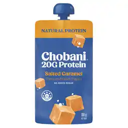 Woolworths Chobani Protein Greek Yogurt Pouch 190g offer
