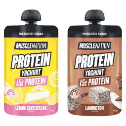 Woolworths Muscle Nation Protein Yoghurt Pouch 150g offer