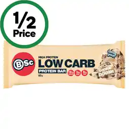 Woolworths BSc High Protein Low Carb Bar offer