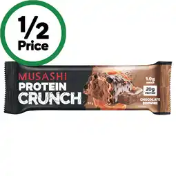 Woolworths NEW Musashi Protein Crunch Bar offer
