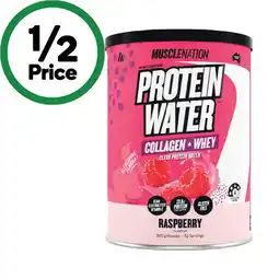 Woolworths Muscle Nation Protein Shake or Protein Water 300-400g offer