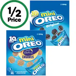 Woolworths Oreo Mini Cookies Multipack offer