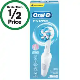 Woolworths Oral-B Pro Expert Rechargeable Toothbrush offer