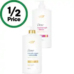 Woolworths Dove Shampoo or Conditioner 850ml offer