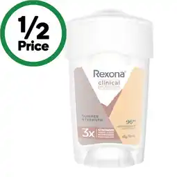 Woolworths Rexona Clinical Deodorant offer