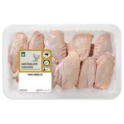 Woolworths Australian Fresh RSPCA Approved Plain Wing Nibbles offer