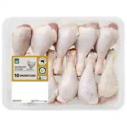 Woolworths Australian Fresh RSPCA Approved Chicken Drumsticks offer