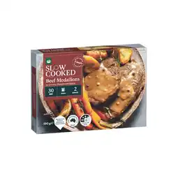 Woolworths Woolworths Slow Cooked Beef Medallions in Creamy Peppercorn Sauce offer