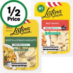 Woolworths Latina Fresh Filled Pasta Varieties – From the Fridge offer