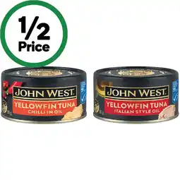 Woolworths John West Yellowfin Tuna offer