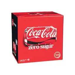 Woolworths Coca-Cola Classic, Zero Sugar or Diet Soft Drink Varieties 24 x 375ml offer