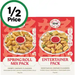 Woolworths Ho Mai Spring Roll or Entertainer Pack 750g offer