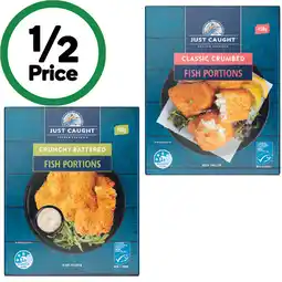 Woolworths Just Caught Fish Portions offer