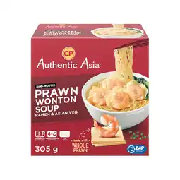 Woolworths CP Authentic Asia Prawn Wonton Soup or Noodles 283-305g offer