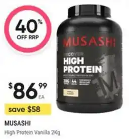 Healthy Life Musashi High Protein offer