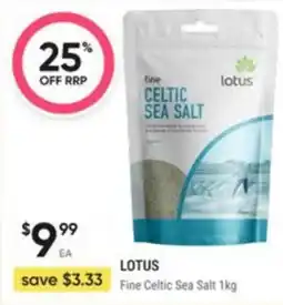 Healthy Life Lotus Fine Celtic Sea Salt offer