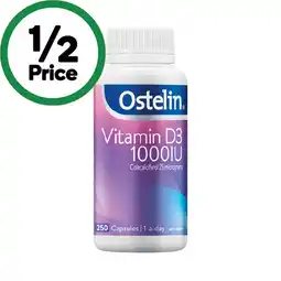 Woolworths Ostelin Vitamin D3 1000IU Capsules offer