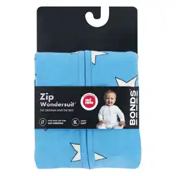 Woolworths Bonds Baby Zip Wondersuit – Assorted offer