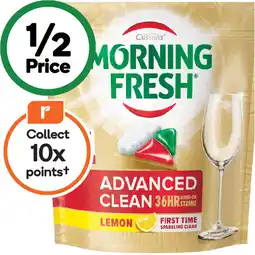 Woolworths Morning Fresh Advanced Clean Dishwasher Tablets offer