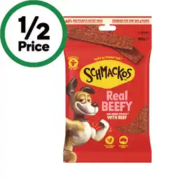 Woolworths Schmackos Strapz Dog Treats offer