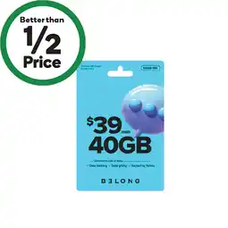 Woolworths Belong $39 Starter Kit offer