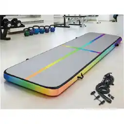 Woolworths Inflatable Air Track Gymnastics Tumbling Yoga Mat 3x1m offer