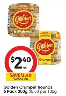 Coles Golden Crumpet Rounds offer