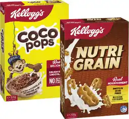 Coles Kellogg's Nutri Grain 290g or Coco Pops 320g offer