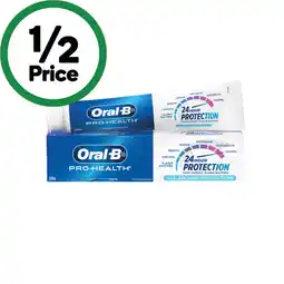 Woolworths Oral-B Pro Health All Around Protection Toothpaste offer