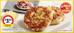 Coles Coles Bakery Pizza Rolls offer