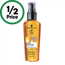 Woolworths Schwarzkopf Extra Care Daily Oil Elixir offer