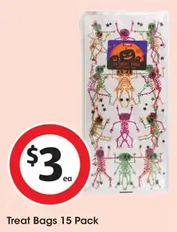 Coles Treat Bags 15 Pack offer