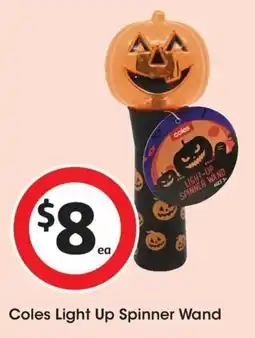 Coles Coles Light Up Spinner Wand offer