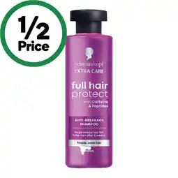 Woolworths Schwarzkopf Extra Care Full Hair Protect Shampoo or Conditioner 200ml offer