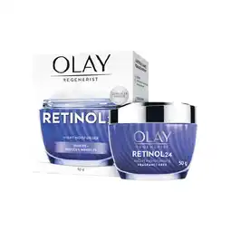 Woolworths OLAY Regenerist Retinol 24 Night Moisturiser Face Cream offer
