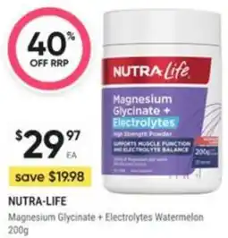 Healthy Life Nutra-Life Magnesium Glycinate + Electrolytes offer