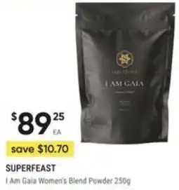 Healthy Life Superfeast I Am Gaia Women's Blend Powder offer