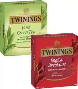 Coles Twinings Tea Bags-100 Pack offer