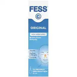 Woolworths FESS Original Saline Nasal Spray offer