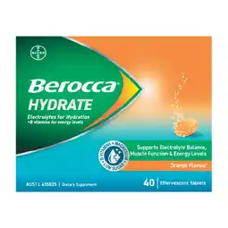 Woolworths Berocca Hydrate Effervescent Tablets offer