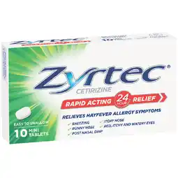 Woolworths Zyrtec Rapid Acting Hayfever Allergy Relief Tablets offer