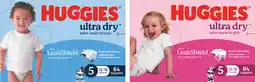 Coles Huggies Ultra Dry Jumbo Nappies-108 Pack offer