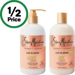 Woolworths Shea Moisture Shampoo or Conditioner 384ml offer