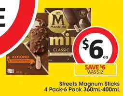 Coles Streets Magnum Sticks offer