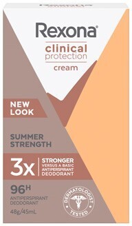 BIG W Rexona Clinical Protection Antiperspirant Deodorant 45mL - Summer Strength offer