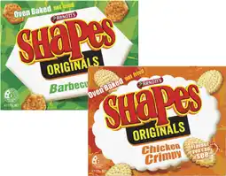 Coles Arnott's Shapes Crackers-190g offer