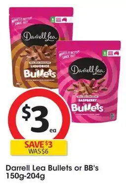 Coles Darrell Lea Bullets offer