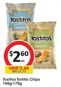 Coles Tostitos Tortilla Chips offer