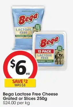 Coles Bega Lactose Free Cheese offer